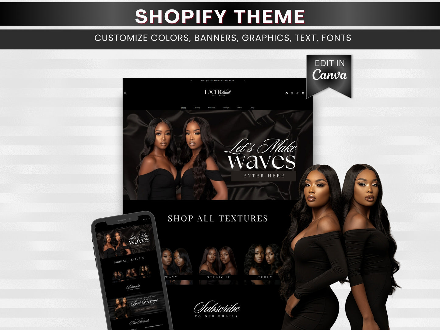 Beauty Shopify Theme - Black Luxury Beauty