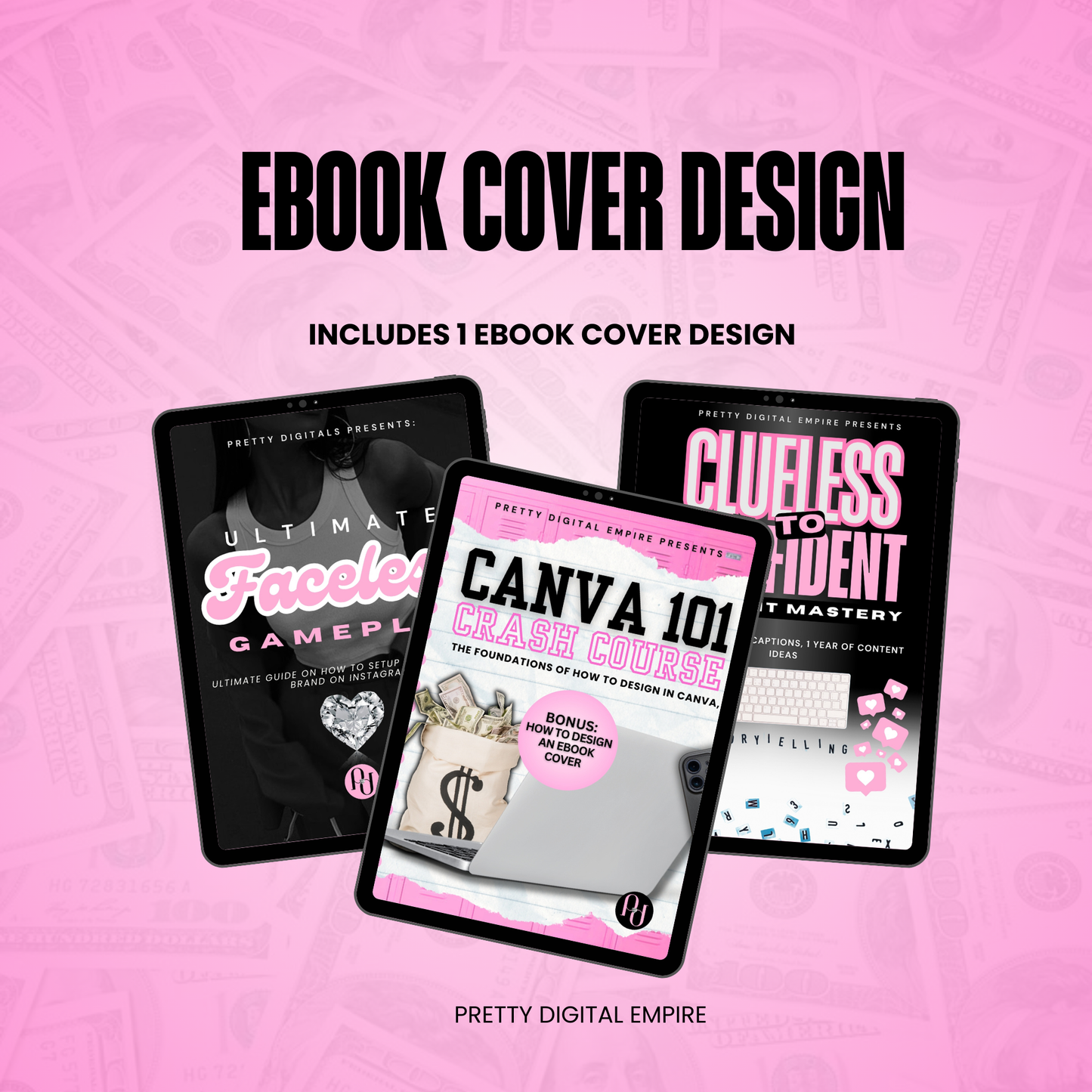 1 Custom Ebook Cover Design