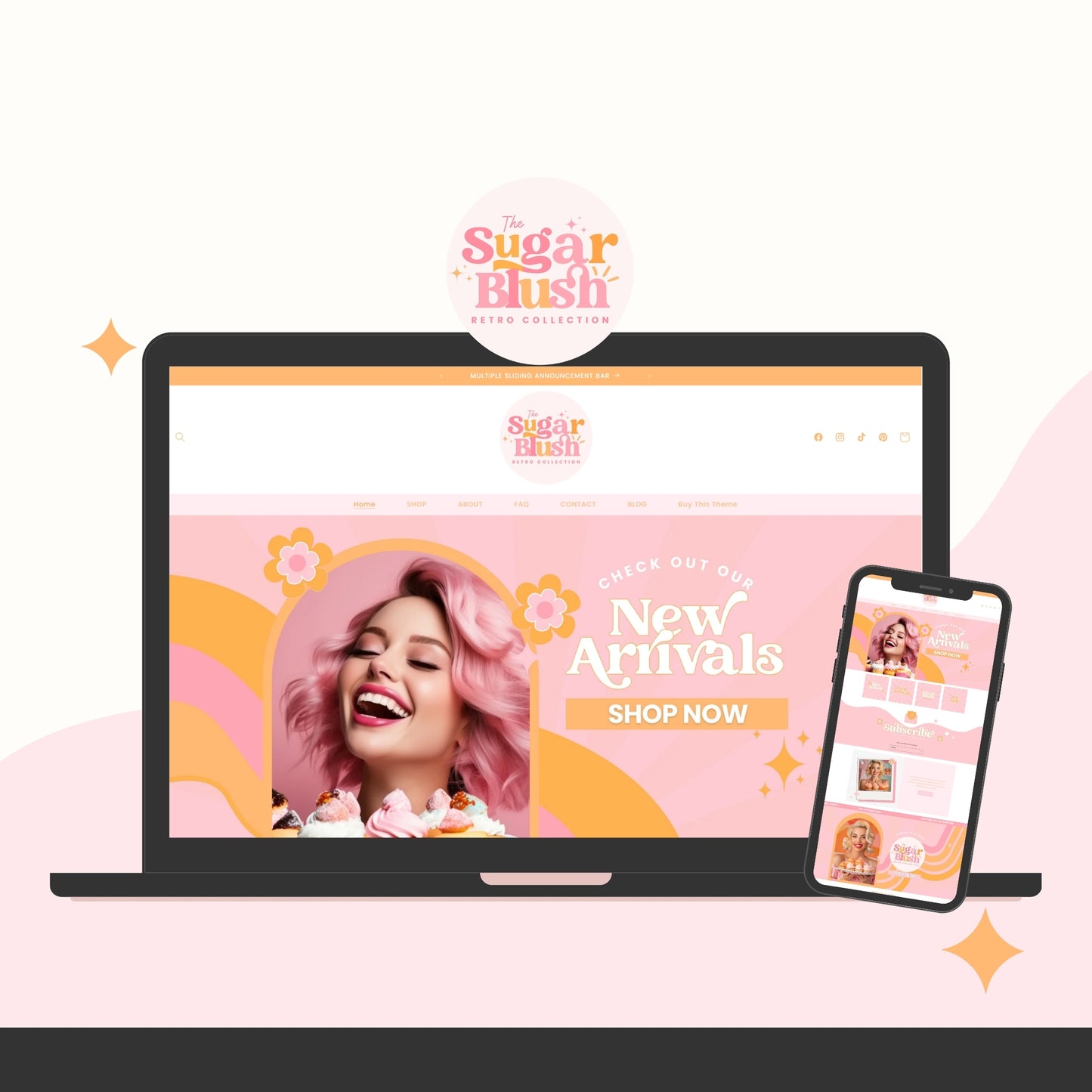 Sugar Blush Shopify Theme