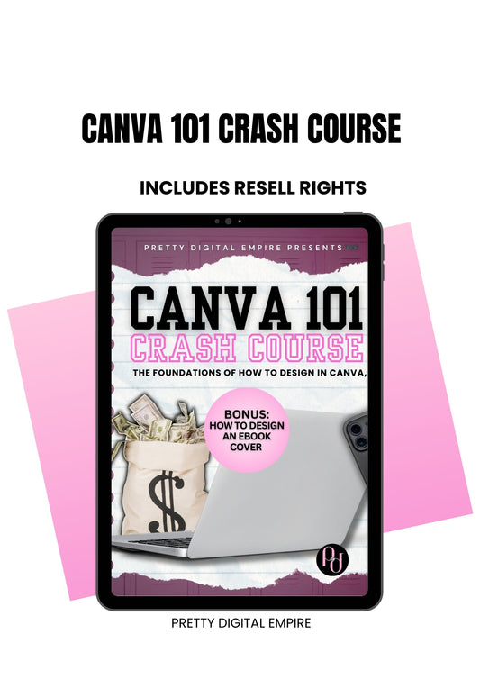 Canva 101 Crash Course Ebook