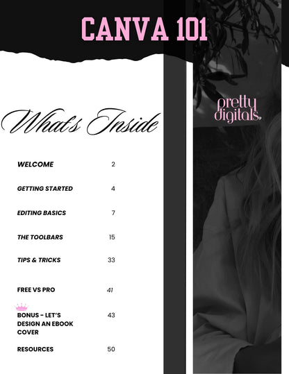 Canva 101 Crash Course Ebook