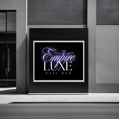 Nail Salon/Beauty/Hair Salon Logo Design- Editable in Canva