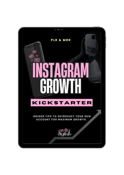 Instagram Growth Kickstarter PLR ebook