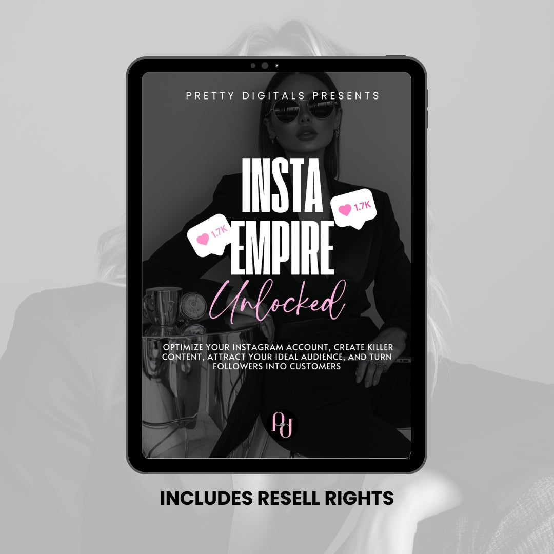 Insta Empire Unlocked PLR Ebook