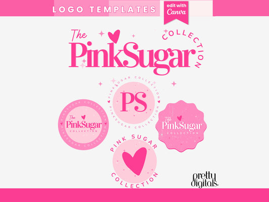Editable Pink Logo