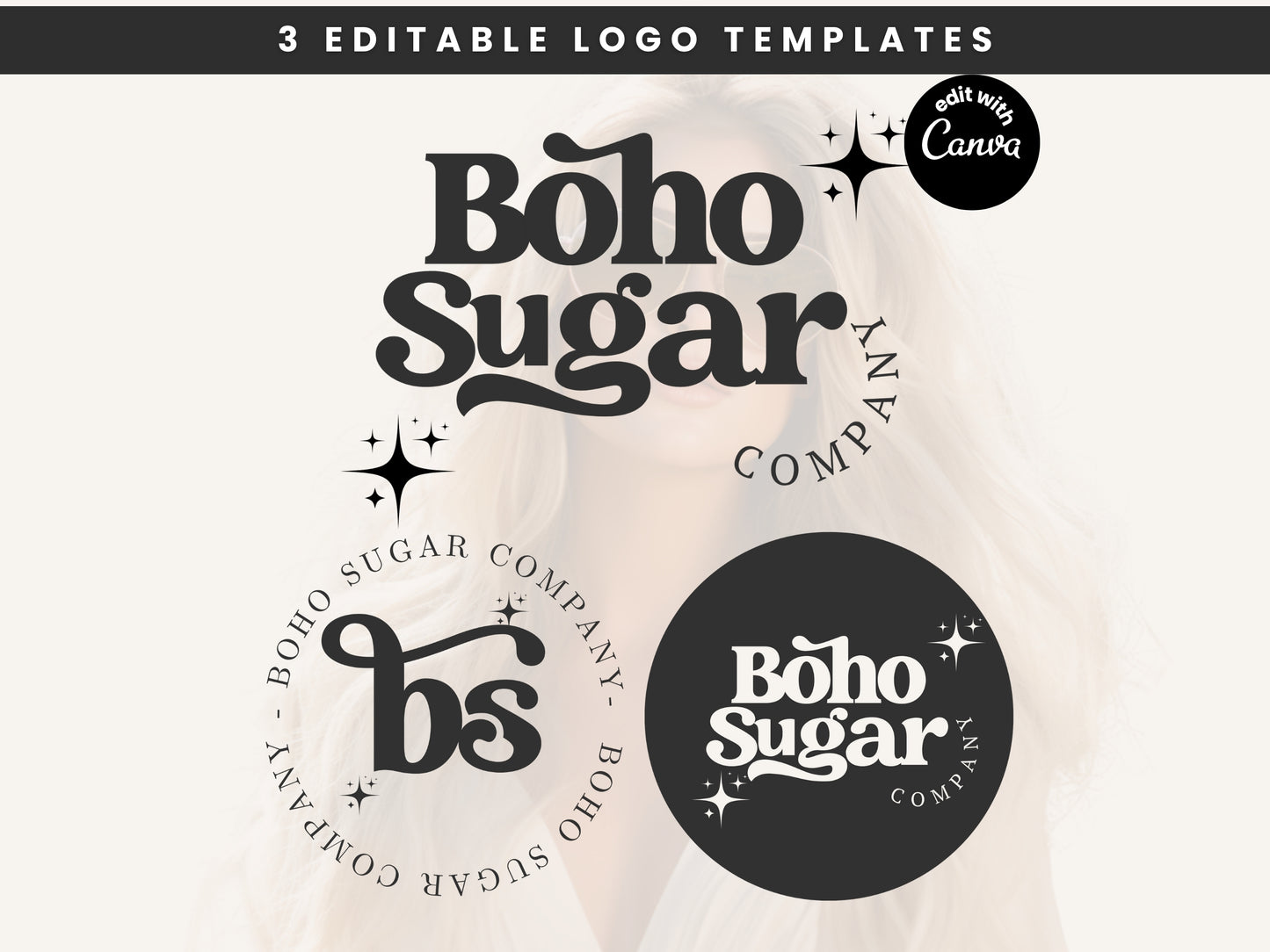 Boho Editable Logo