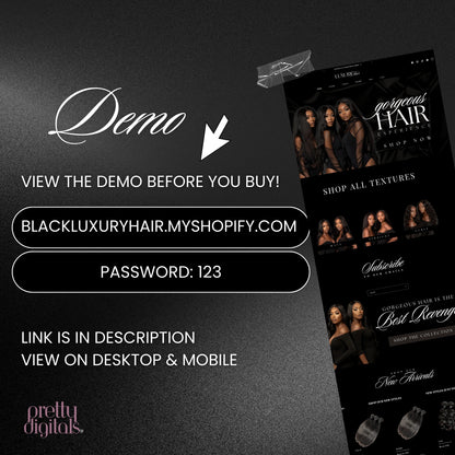 Beauty Shopify Theme - Black Luxury Beauty