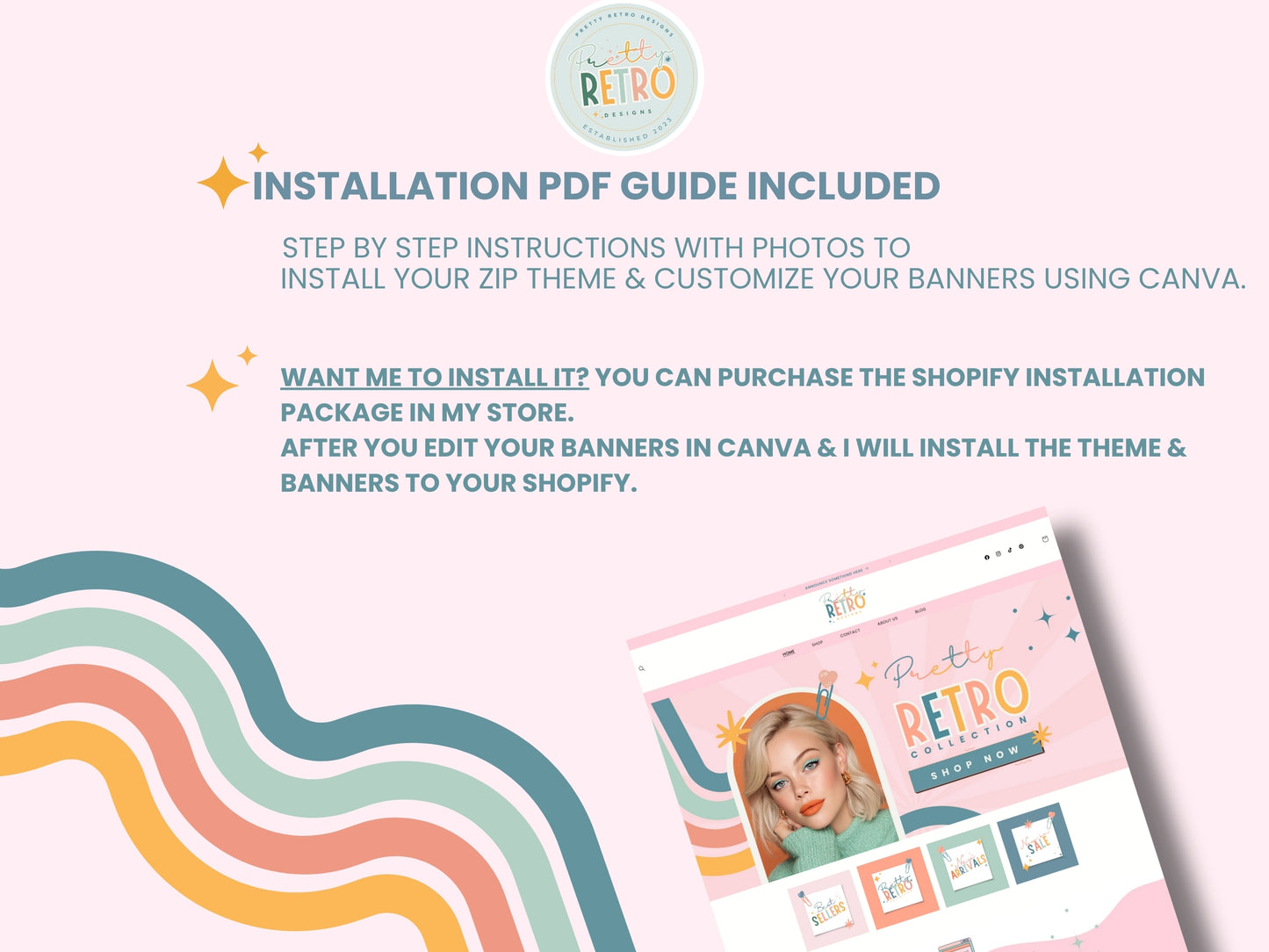 Bright Vintage Retro Shopify Theme