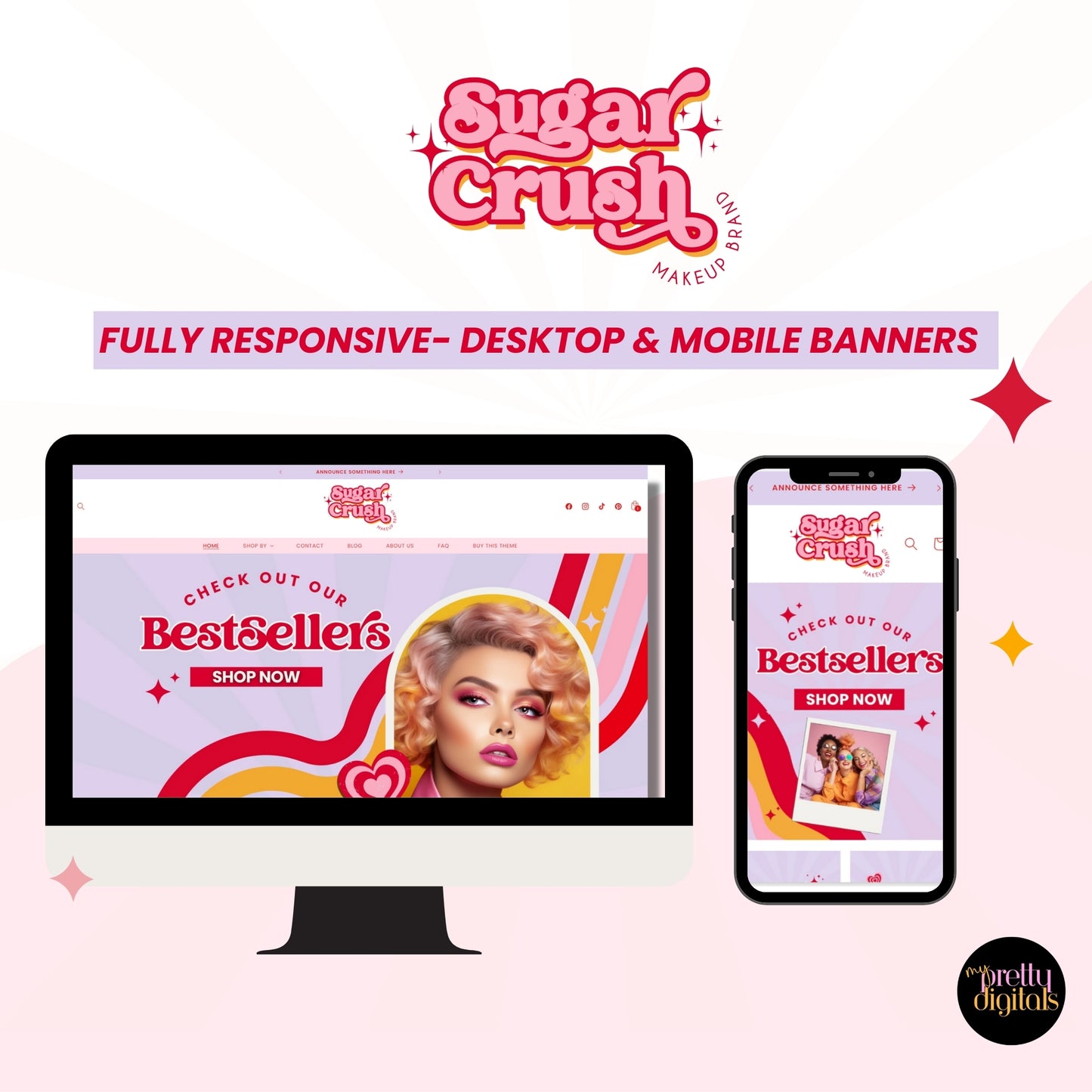 Retro Shopify Theme - Retro Sugar Collection.