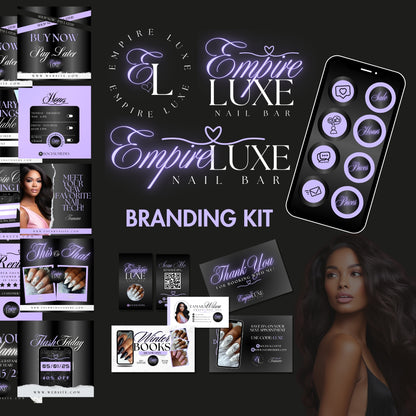 Empire Luxe Editable Branding Kit
