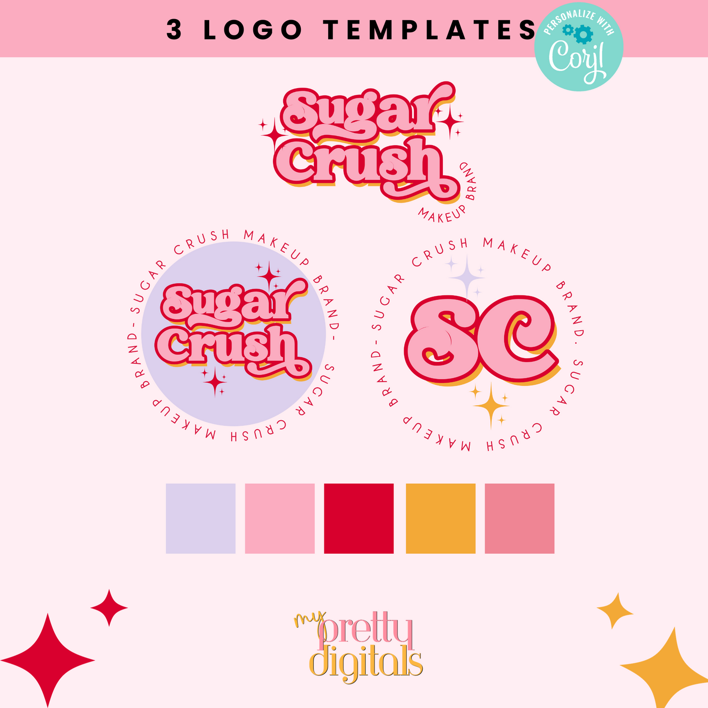 Premade Retro Logo Design- I'll edit with your business name
