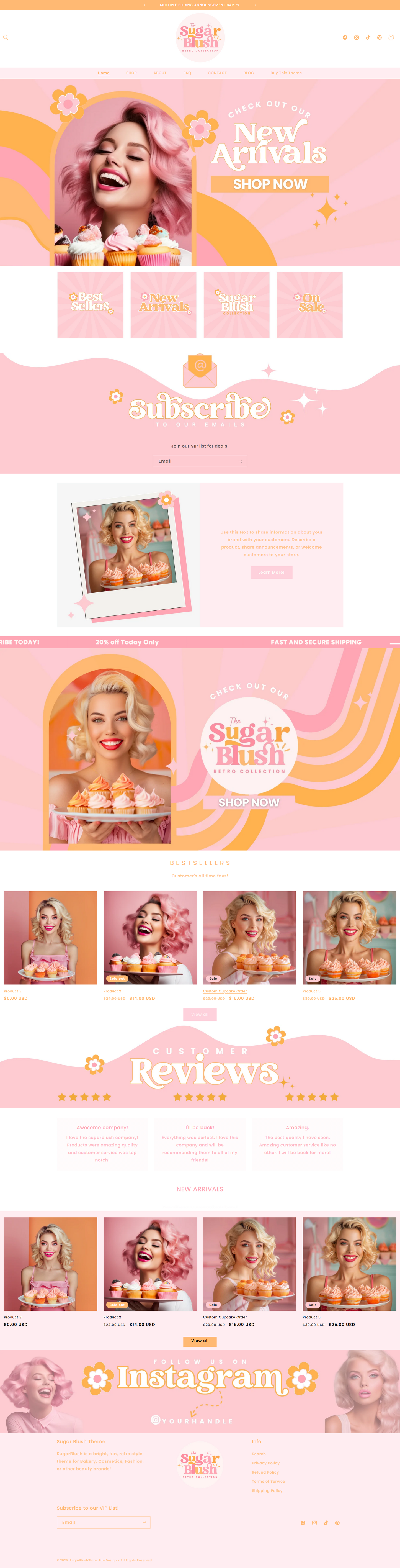Sugar Blush Shopify Theme