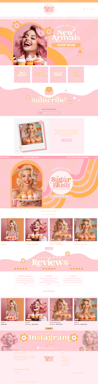 Sugar Blush Shopify Theme